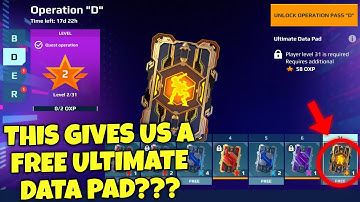 FREE ULTIMATE DATA PAD??? 🤯 🔥 New Operation D Rewards In War Robots 10.3