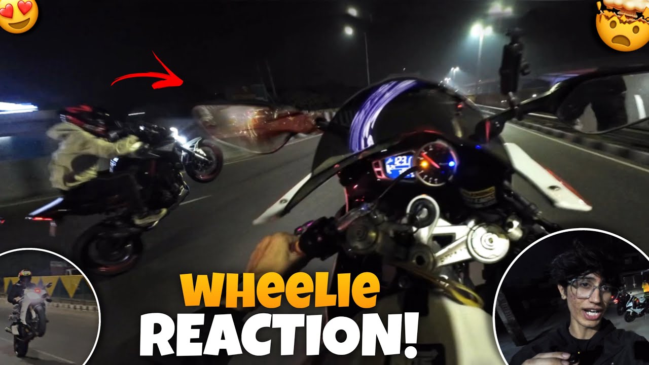 Superbikes night Ride *CRAZY WHEELIE REACTIONS* 😳