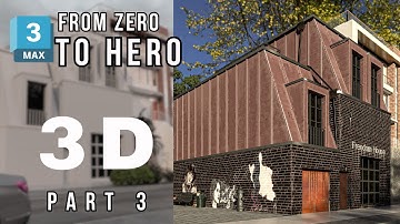 3ds MAX Exterior Modeling Training- Max tutorial(PART3)