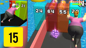 Fat Pusher Gameplay - All Levels (32 to 34) || Android iOS Best Games