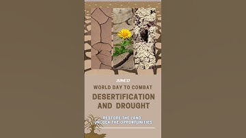 World Day of Combat desertification and drought #shorts