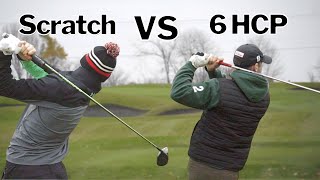 6 Handicap vs Scratch Golfer | 4 Hole Match | Edventure Golf