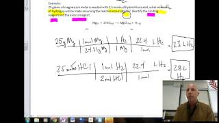 Limiting reagents and stoich