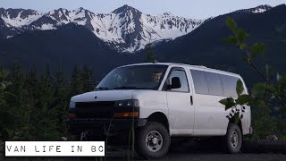 Van Life in BC  Mt Brennan and Blockhead Mountain