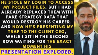 My MBA Coworker Stole My Login — So I Let Him Present All 7 Fake Strategy Files I Created