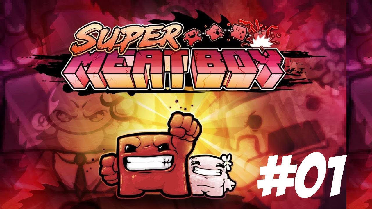 Let's Play Super Meat Boy 01 Rettet Bandage Girl! [Gameplay, German