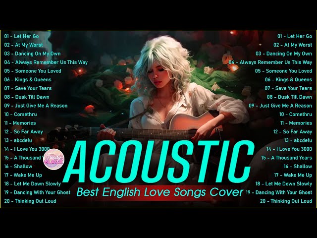 Beautiful Cover Acoustic Love Songs Cover Playlist 2024 ❤️ Soft Acoustic Cover Of Popular Love Songs class=