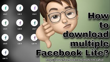 How to download multiple Facebook lite 2021
