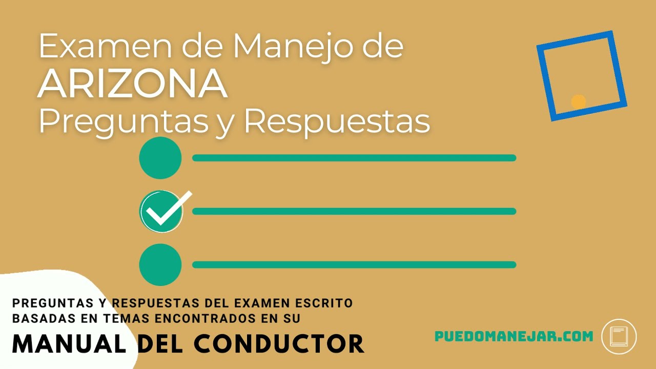 Preguntas y Respuestas del Examen Escrito del MVD de Arizona para la