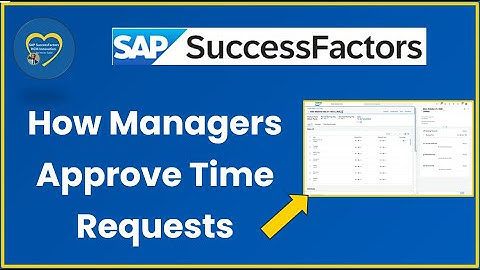 How to Approve Time in SAP SuccessFactors 