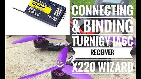 Binding & Connection iA6C receiver to Wizard X220 ibus plus battery telemetry