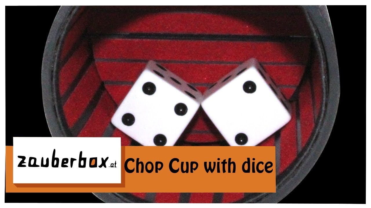 Chop Cup with dice Würfelbecher Review Zauberbox TV YouTube