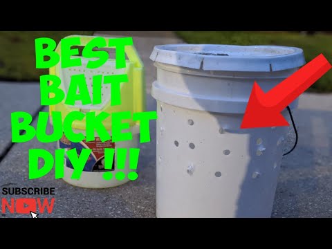 BEST BAIT BUCKET DIY!!! (VERY EASY) 