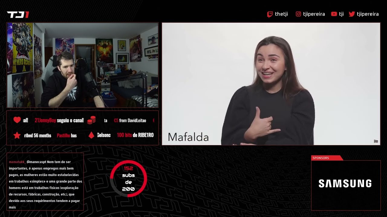 TJI REAGE A GLÓRIA DIAS 