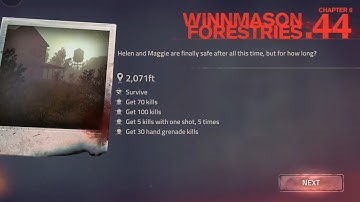 INTO THE DEAD 2 GAMEPLAY - #44 | CHAPTER 6 : WINNMASON FORESTRIES LEVEL 44 | 30 HAND GRENADE KILLS