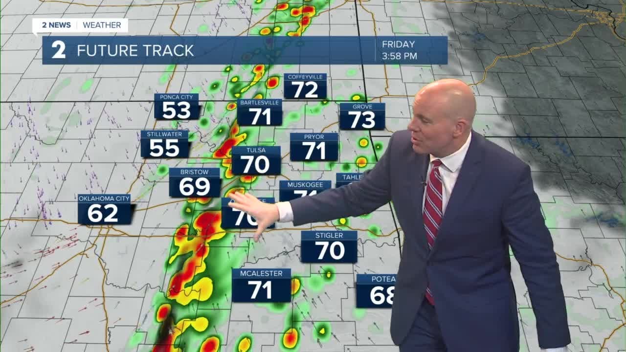 Breezy And Mild Today, Severe Storms Friday - YouTube
