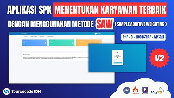 APLIKASI SPK MENENTUKAN KARYAWAN TERBAIK DENGAN MENGGUNAKAN METODE SIMPLE ADDITIVE WEIGHTING(SAW) V2