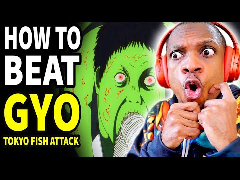 How to Beat the FISH WALKERS in "Gyo: Tokyo Fish Attack" | REACTION!