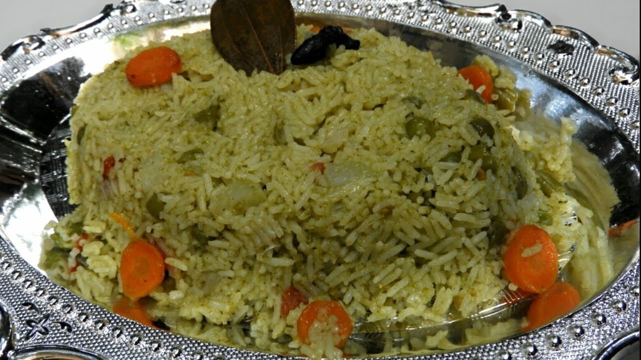 Vegetable Pulao Recipe in Kannada     palav in Kannada  Rekha Aduge