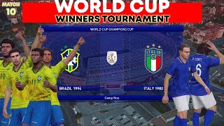 Brazil 1994 vs Italy 1982 | World Cup Champions Tournament | Round of 16 | Match #10