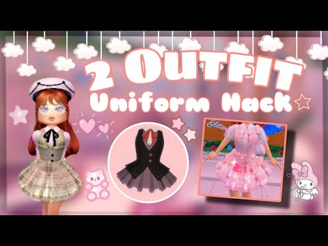 2 Cute hack using the Darling Academia Uniform 🫶 | Royale High 🏰 - YouTube