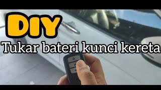 DIY Tukar bateri kunci kereta (remote kereta) by Faez Jaafar 90 views 11 months ago 2 minutes, 15 seconds