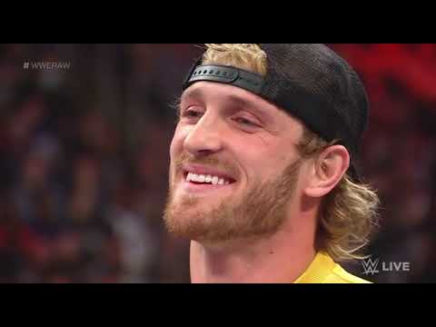 Logan Paul takes down Seth Rollins with one punch and teases WrestleMania match :Raw , March 6 ,2023