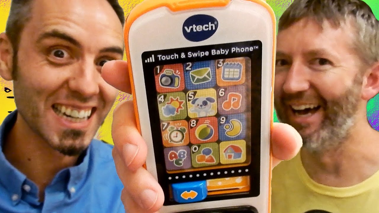 VTech Touch and Swipe Baby Phone, Orange