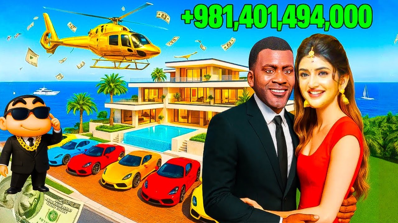 Franklin & Shinchan’s BILLIONAIRE Business Journey in GTA 5 🔥 | Richest in Los Santos!