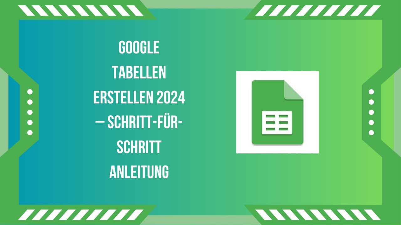 Google Tabellen erstellen 2025 – Schritt-für-Schritt Anleitung