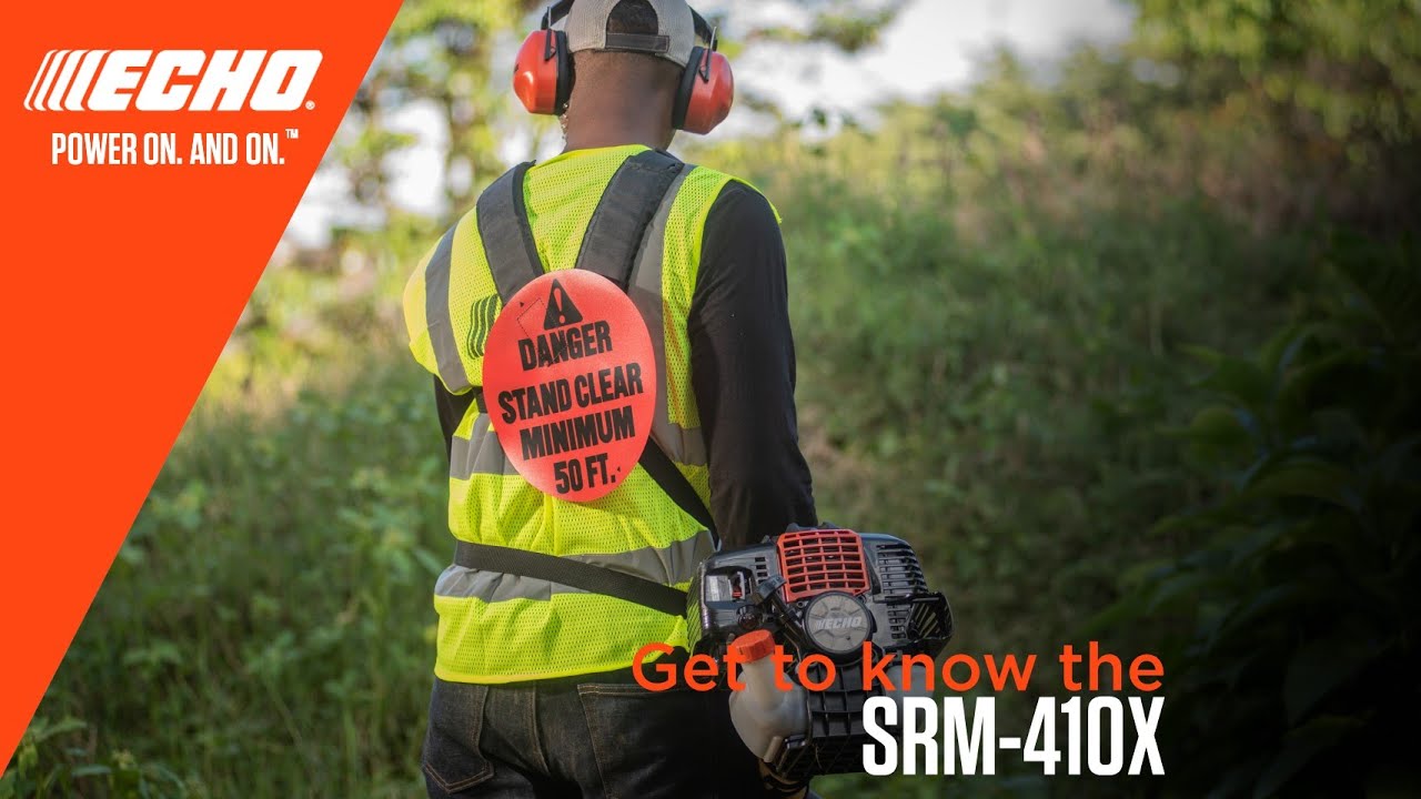 ECHO SRM-410X: Most Powerful ECHO Trimmer - YouTube