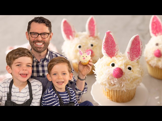 Easter Bunny Cupcakes with Lachlan and George | So Cute! 🐰 class=