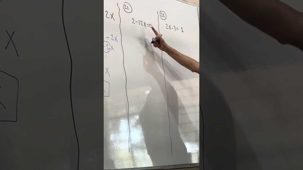 Resolviendo ecuaciones de primer grado, de la forma AX + B = C. Primero de secundaria