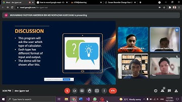 Video project presentation and demo for SECR2033-SEC03 GROUP 9