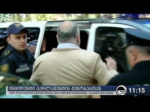 პარლამენტთან აქციაზე გურამ ფალავანდიშვილი დააკავეს