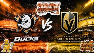 NHL Ducks Vs Golden Knights [ NHL 27 Simulation Game ]#NHL27 #simulation
