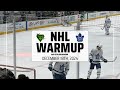 NHL Warmup &amp; Gear Breakdown | Toronto Maple Leafs | Joseph Woll &amp; Dennis Hildeby