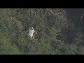 Car over side rescue on Angeles Crest Highway