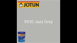 لون جاز جراي 9930 jazz grey من جوتن للدهانات | اجمل درجات الرمادي | الالوان المتناسقة معه|لون براحتك