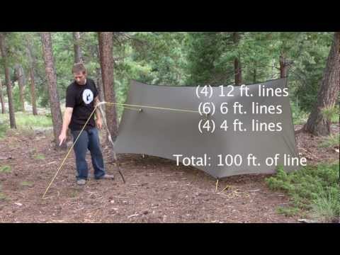 Basic Tarp Setup with the Superfly Tarp | Warbonnet Outdoors