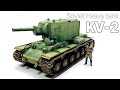TAMIYA 1/35 New Kit ! Soviet heavy tank KV-2 【Build to Finish】#scalemodel #howtopaint #tankmodel