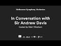 Capture de la vidéo Sir Andrew Davis In Conversation