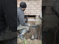 Concrete window cutting