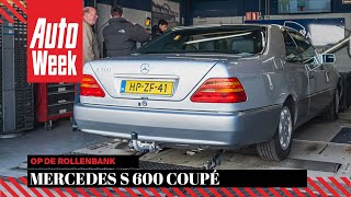 Mercedes-Benz S 600 Coupé - Op de rollenbank