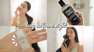 my lazy self-care routine | *minimal steps*