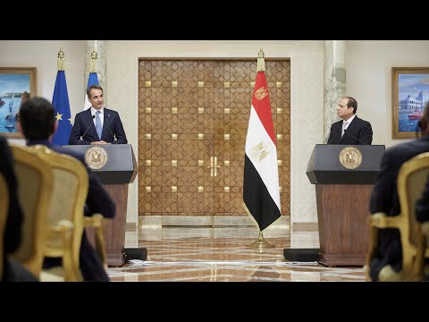 Δηλώσεις Κ. Μητσοτάκη με τον Πρόεδρο της Αραβικής Δημοκρατίας της Αιγύπτου, Abdel Fattah El-Sisi