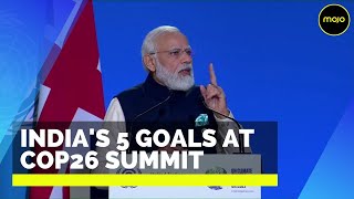 India Will Achieve Net Zero By 2070 Pm Modi Presents 5 Amrit Tatva At Cop26 Summit Glasgow