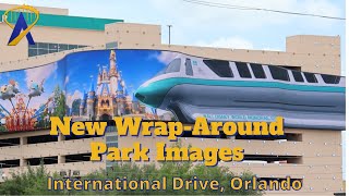 New Images on Wraparound Disney Display Billboard