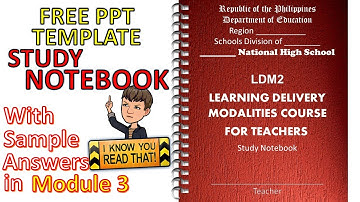 LEARNING DELIVERY MODALITIES COURSE 2 (LDM 2) FOR TEACHERS | EDITABLE AND PRINTABLE TEMPLATE
