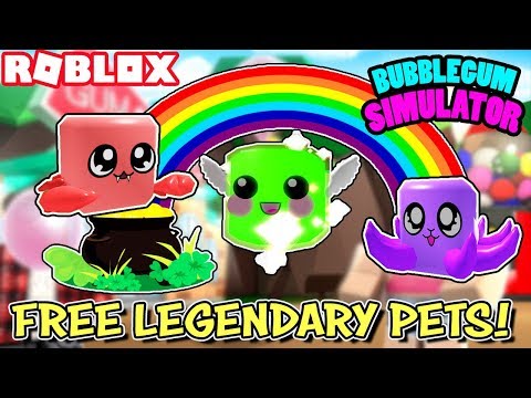 Roblox Live Free Legendary Pets In Bubblegum Simulator Vip And Public Lucky Marshmallows Youtube - lucky tux roblox